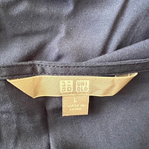 UNIQLO Navy Long Sleeve Top, large - Picture 5 of 6